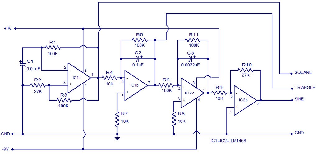 函數(shù)發(fā)生器電路